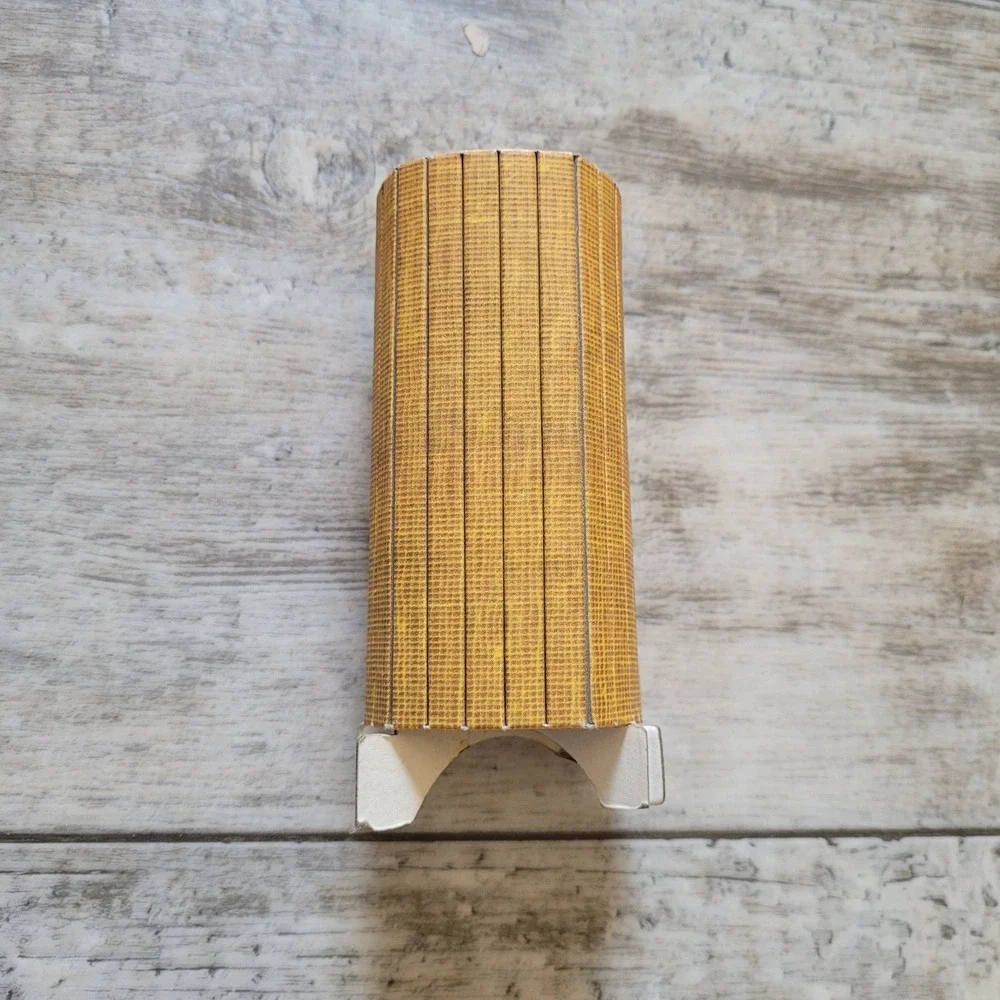 Yellow Cylinder Lamp Mid Century Doll Cardboard Barbie Dream‎ House 1962 Mattel